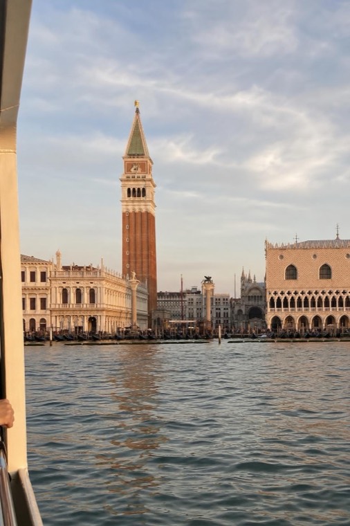 The original photo of the Venice waterfront